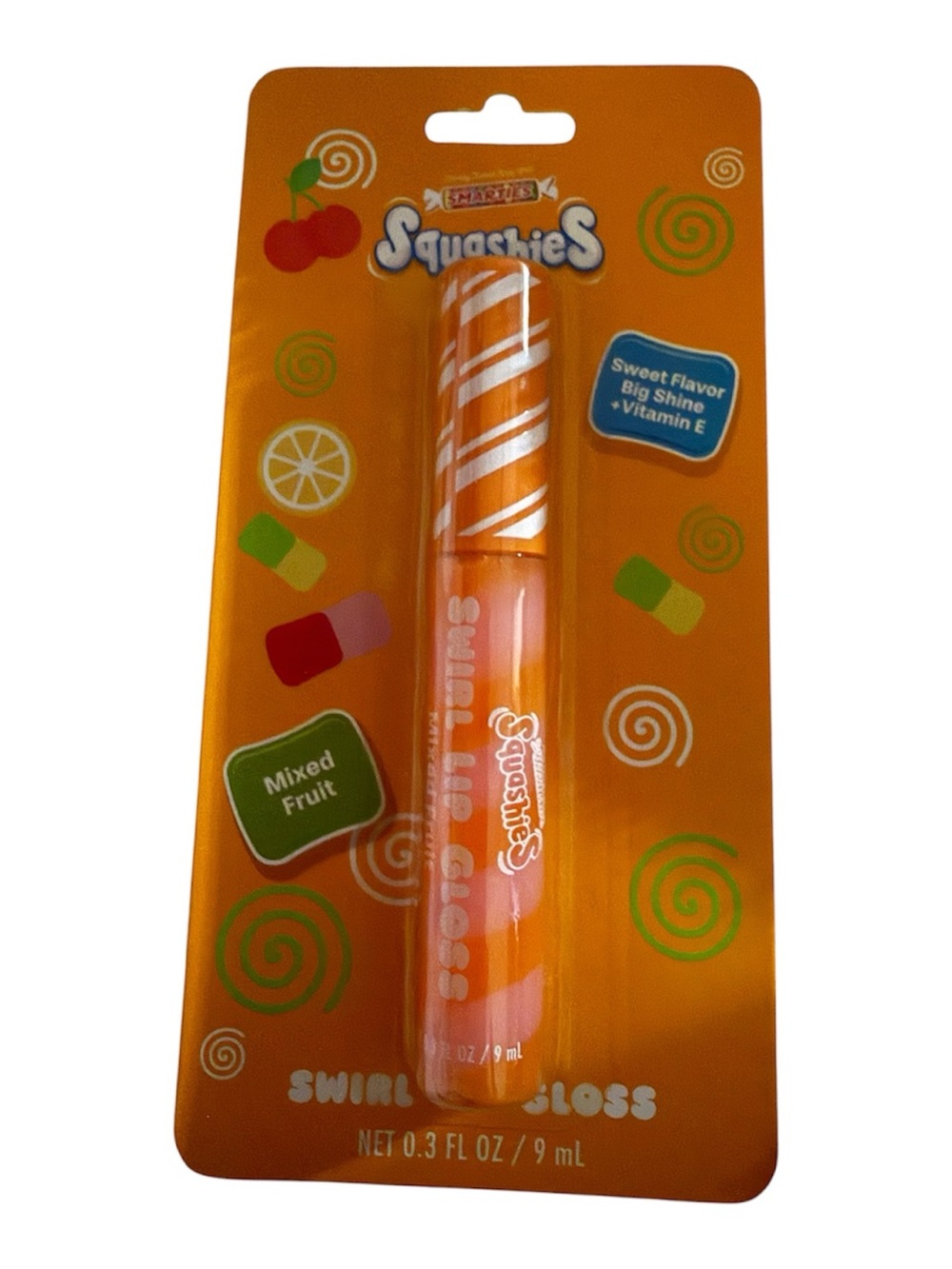Smarties Squashies Swirl Lip Gloss Mixed Fruit